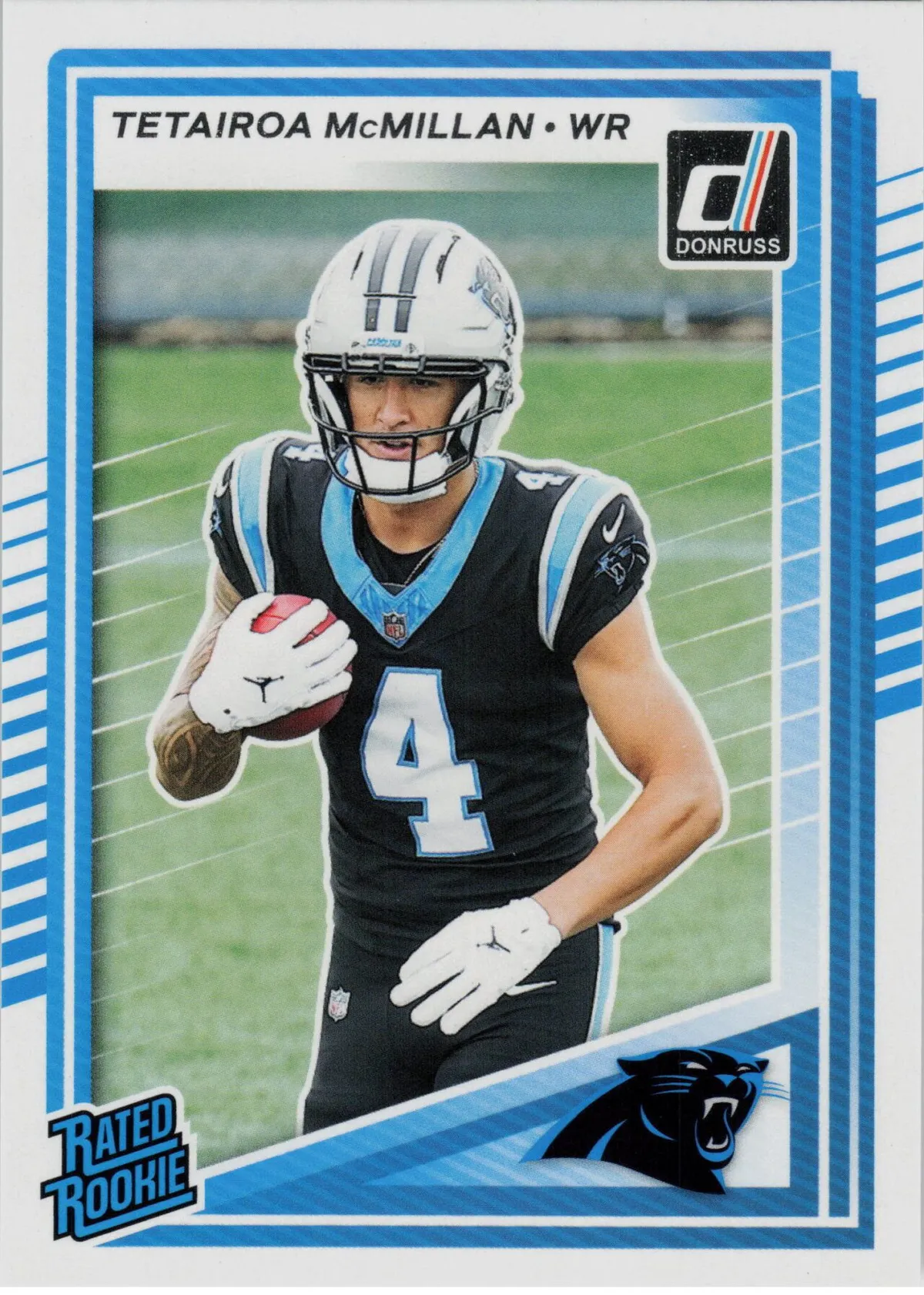 Tetairoa Mcmillan 2025 Panini Donruss