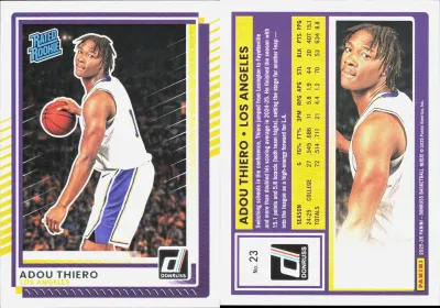 Adou Thiero — 2025 Panini Donruss