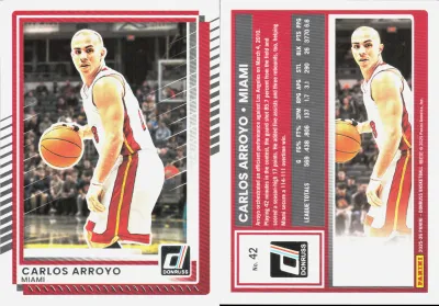 Carlos Arroyo 2025 Panini Donruss