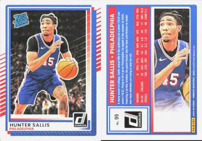 Hunter Sallis — 2025 Panini Donruss