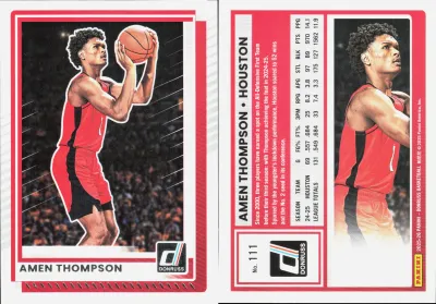 Amen Thompson — 2025 Panini Donruss
