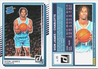 Sion James — 2025 Panini Donruss