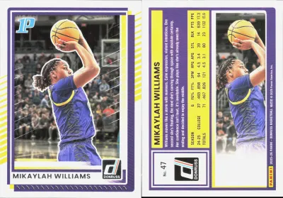 Mikaylah Williams — 2025 Panini Donruss