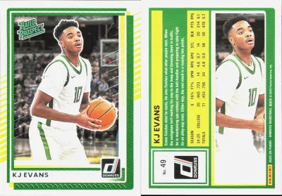 KJ Evans — 2025 Panini Donruss