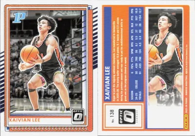 Xaivian Lee card