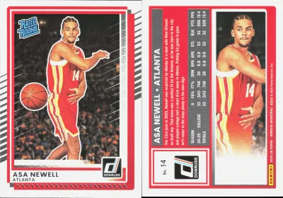 Asa Newell 2025 Panini Donruss