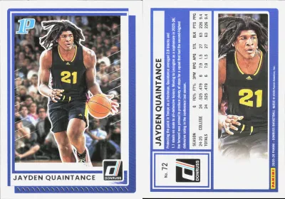 Jayden Quaintance card