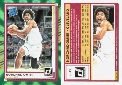 Norchad Omier — 2025 Panini Donruss Holo Green Laser