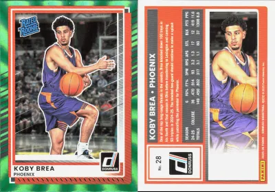 Koby Brea — 2025 Panini Donruss Holo Green Laser