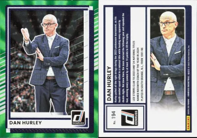 Dan Hurley — 2025 Panini Donruss Holo Green Laser