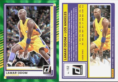 Lamar Odom — 2025 Panini Donruss Holo Green Laser