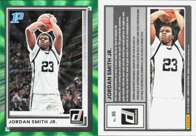 Jordan Smith Jr. — 2025 Panini Donruss Holo Green Laser