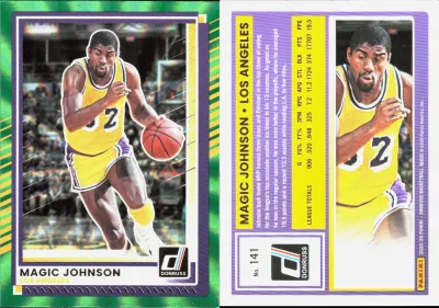 Magic Johnson — 2025 Panini Donruss Holo Green Laser