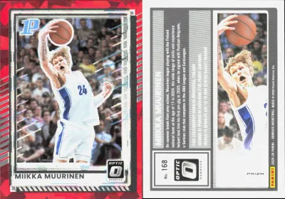 Miikka Muurinen — 2025 Panini Donruss Optic Red Cracked Ice