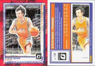 Steve Nash — 2025 Panini Donruss Optic Red Cracked Ice