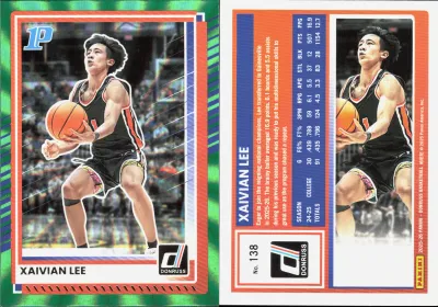 Xaivian Lee — 2025 Panini Donruss Holo Green Laser