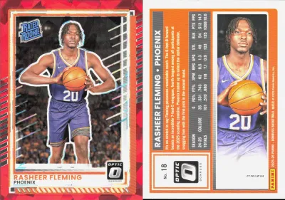 Rasheer Fleming — 2025 Panini Donruss Optic Red Cracked Ice