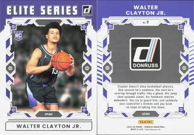 Walter Clayton Jr. 2025 Panini Donruss