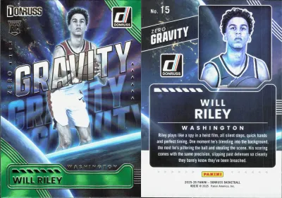 Will Riley — 2025 Panini Donruss Holo Green Laser