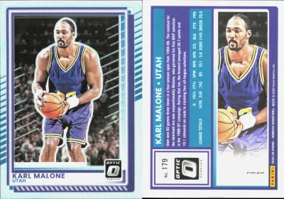 Karl Malone — 2025 Panini Donruss Optic Holo