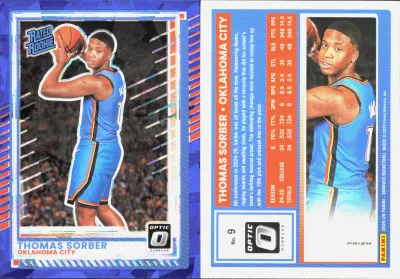 Thomas Sorber — 2025 Panini Donruss Optic Blue Cracked Ice