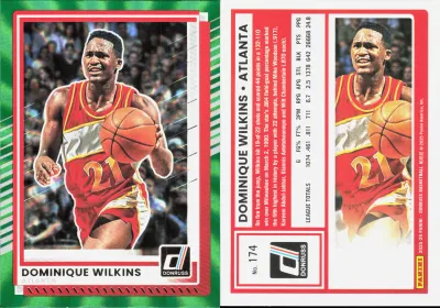Dominique Wilkins — 2025 Panini Donruss Holo Green Laser