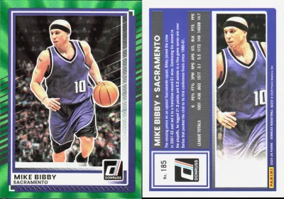 Mike Bibby — 2025 Panini Donruss Holo Green Laser