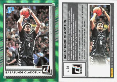 Babatunde Oladotun — 2025 Panini Donruss Holo Green Laser
