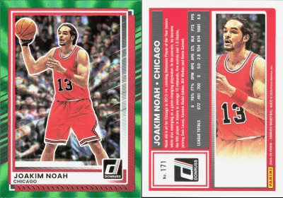 Joakim Noah — 2025 Panini Donruss Holo Green Laser