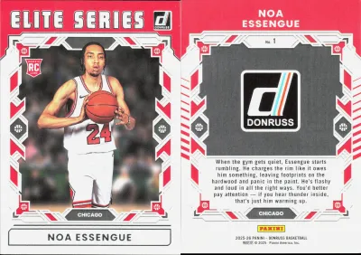 Noa Essengue — 2025 Panini Donruss Holo