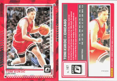 Toni Kukoc — 2025 Panini Donruss Optic Red Cracked Ice