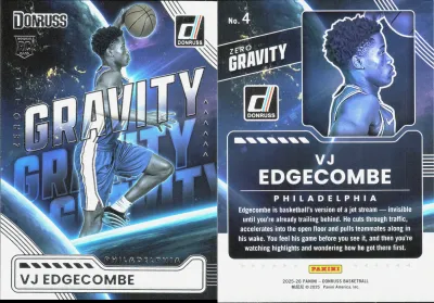 VJ Edgecombe card