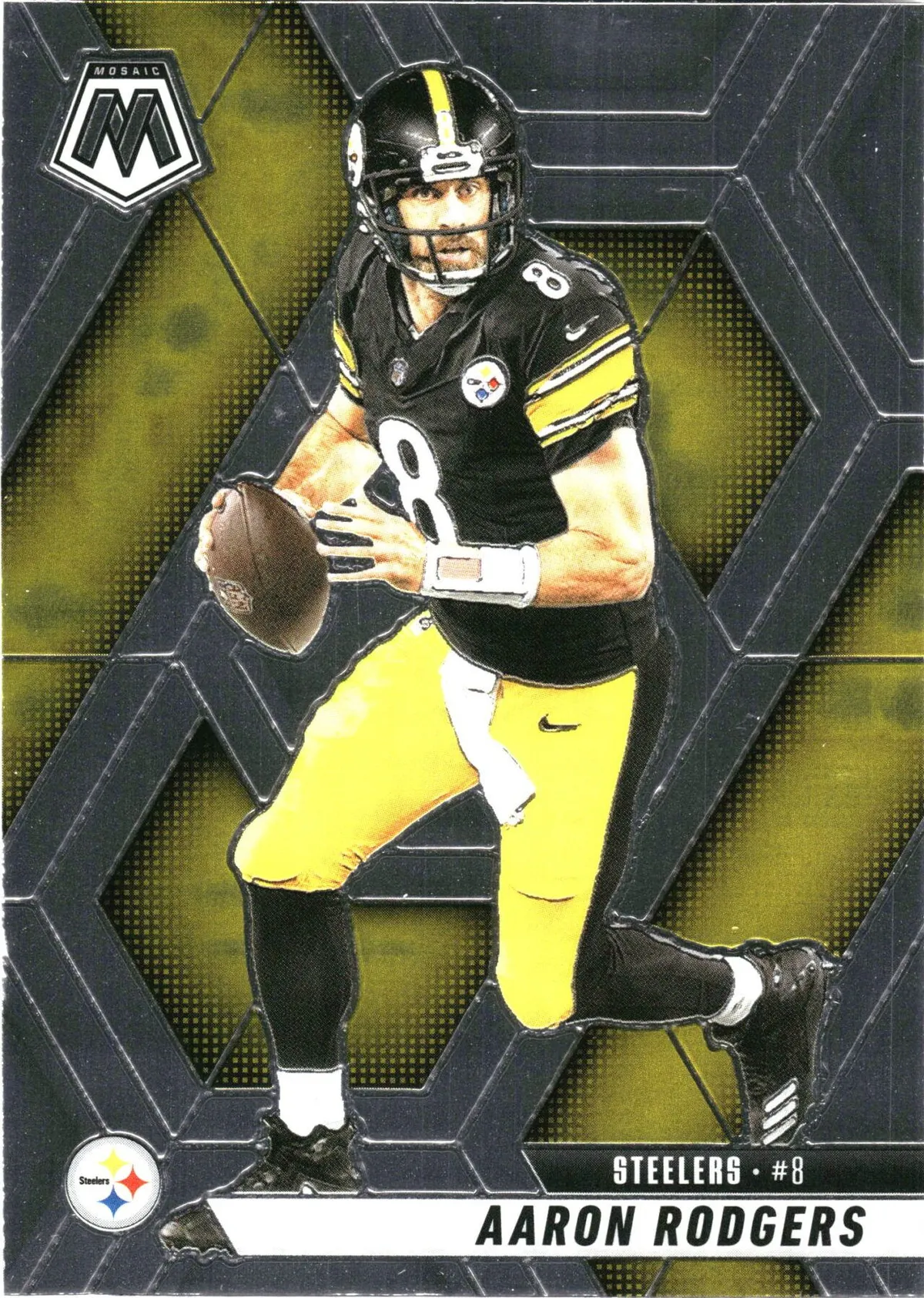 Aaron Rodgers 2025 Panini Mosaic
