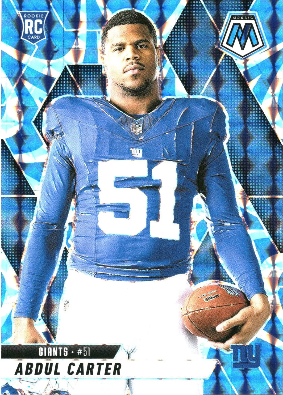 Abdul Carter 2025 Panini Mosaic