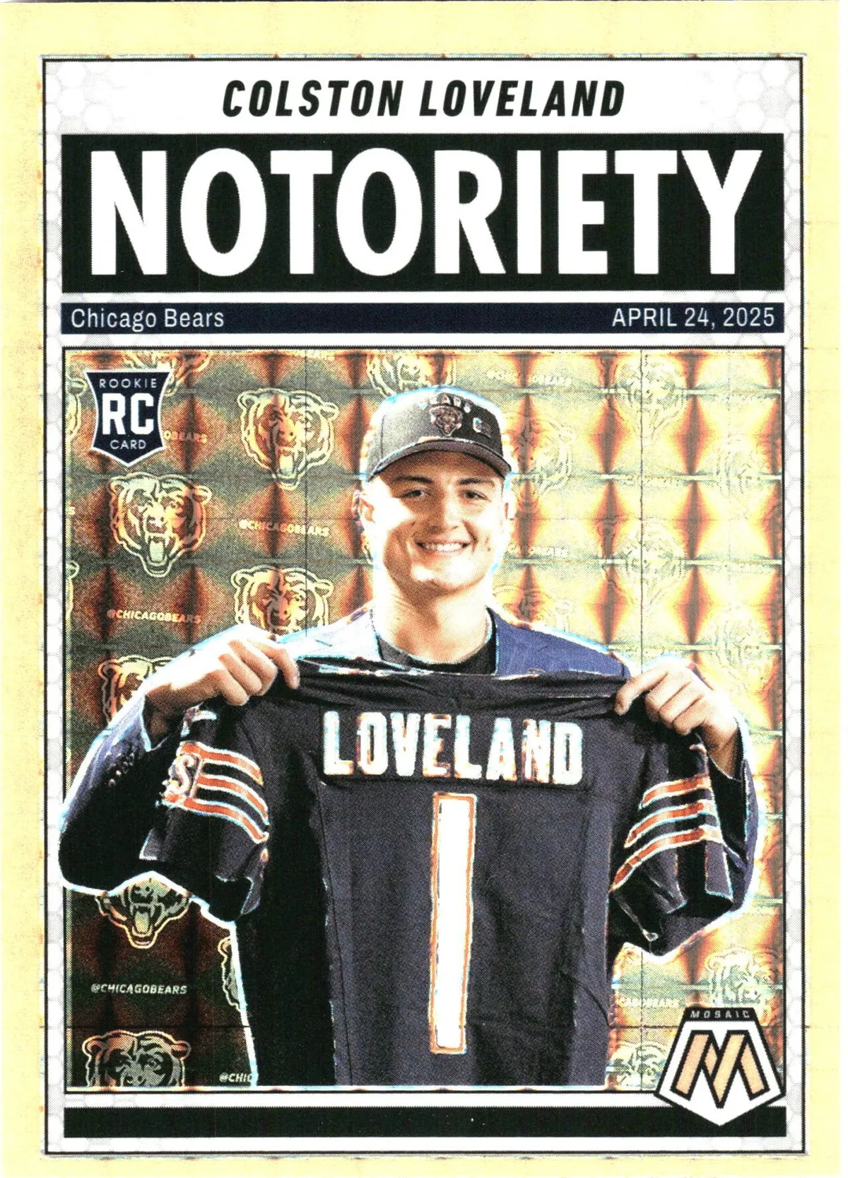 Colston Loveland 2025 Panini Mosaic