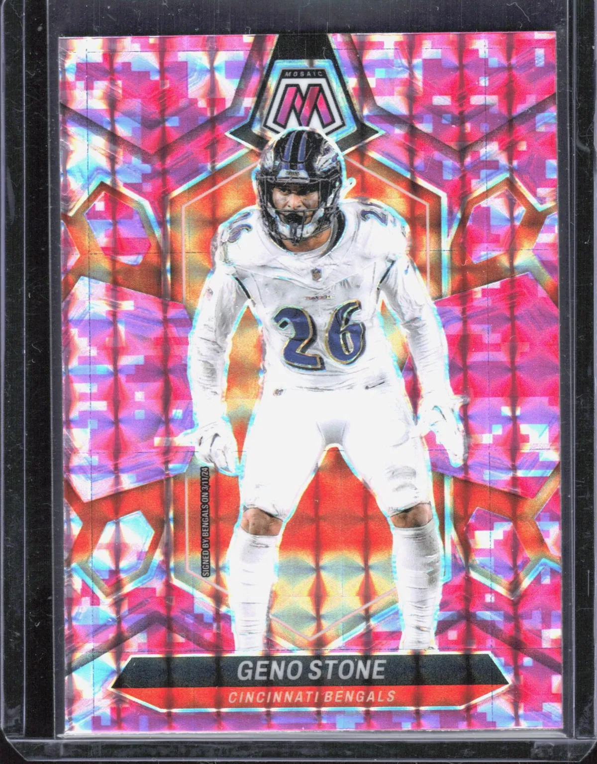 Geno Stone — 2025 Panini Mosaic Mosaic Camo Pink
