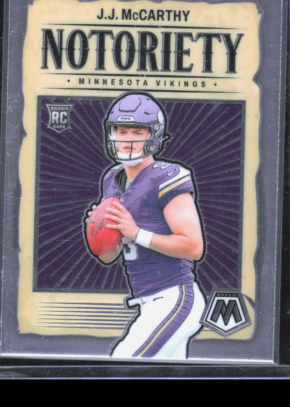J J Mccarthy 2025 Panini Mosaic