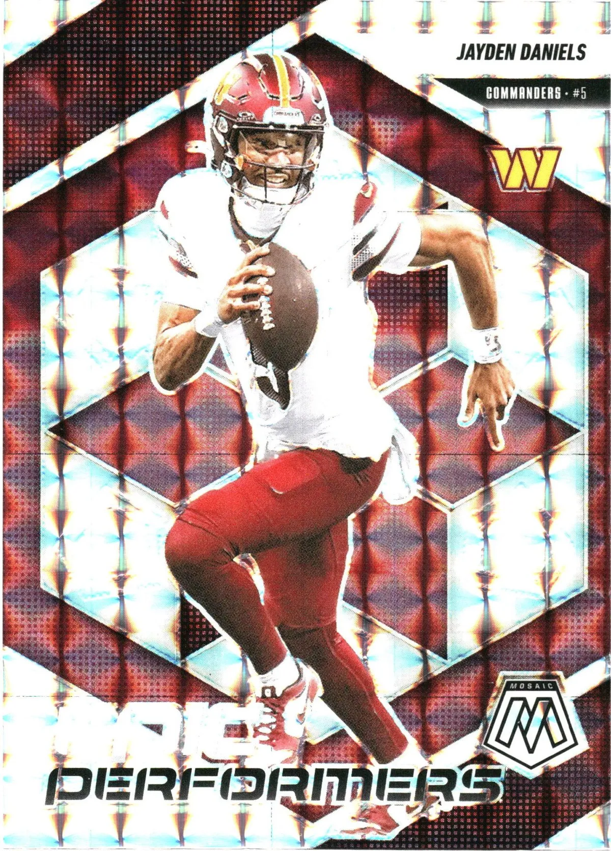 Jayden Daniels 2025 Panini Mosaic