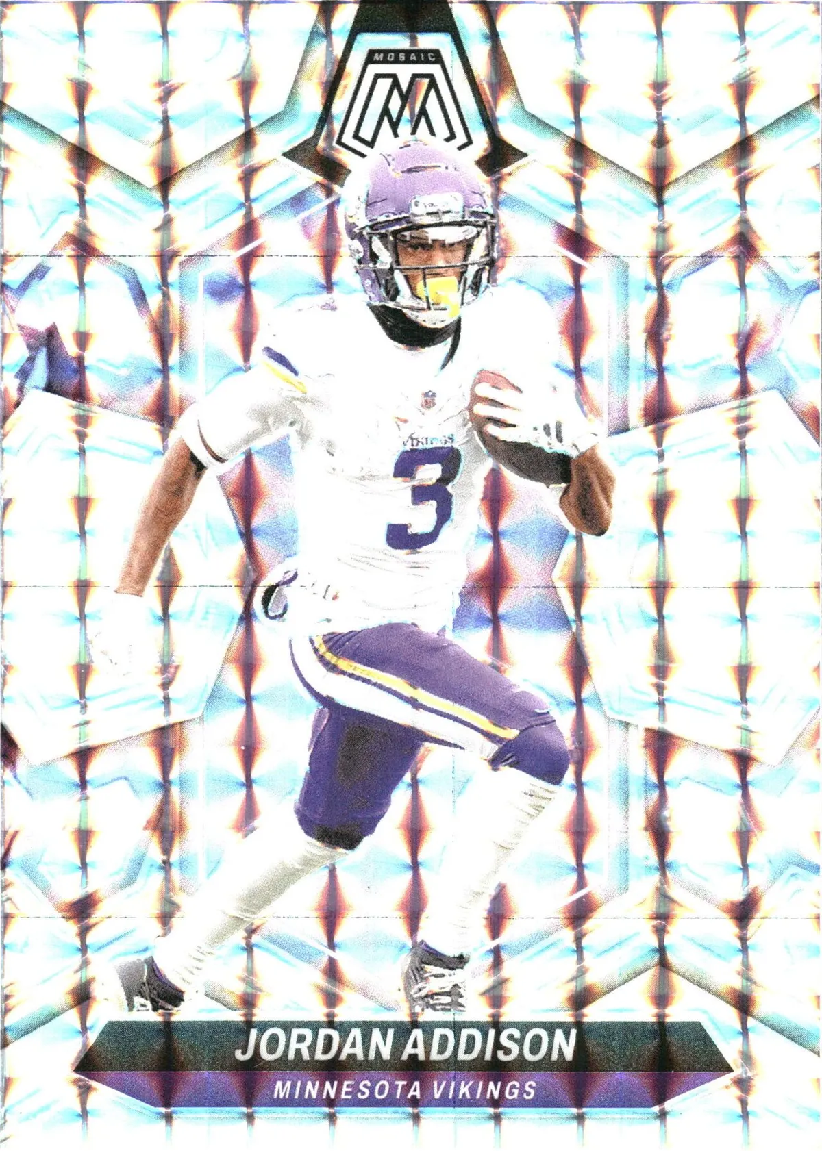 Jordan Addison 2025 Panini Mosaic
