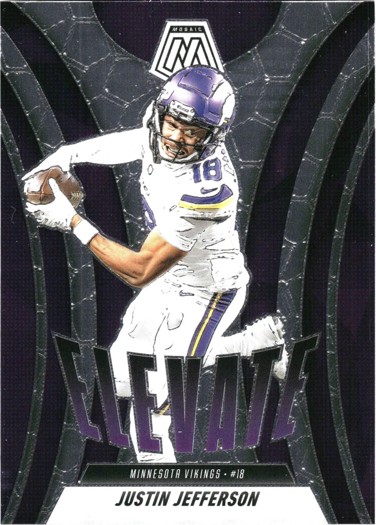 Justin Jefferson 2025 Panini Mosaic