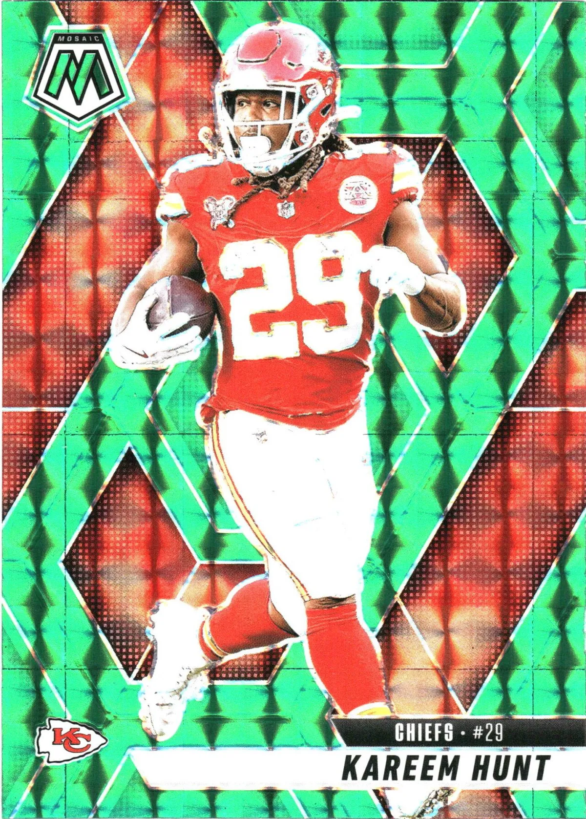 Kareem Hunt 2025 Panini Mosaic