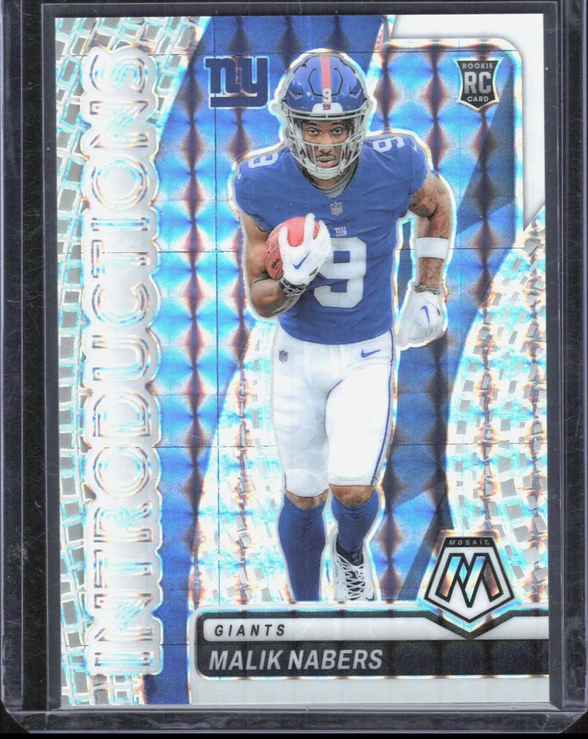 Malik Nabers 2025 Panini Mosaic