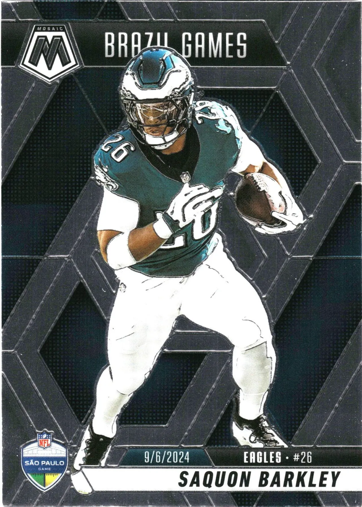 Saquon Barkley 2025 Panini Mosaic