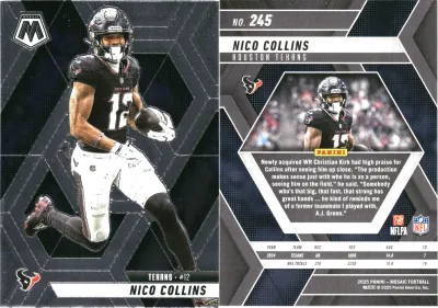 Nico Collins 2025 Panini Mosaic