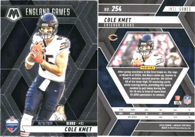 Cole Kmet 2025 Panini Mosaic