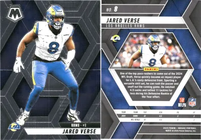 Jared Verse 2025 Panini Mosaic