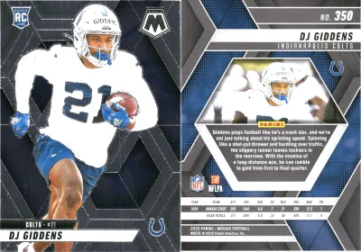 DJ Giddens 2025 Panini Mosaic