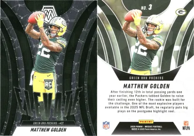 Matthew Golden 2025 Panini Mosaic