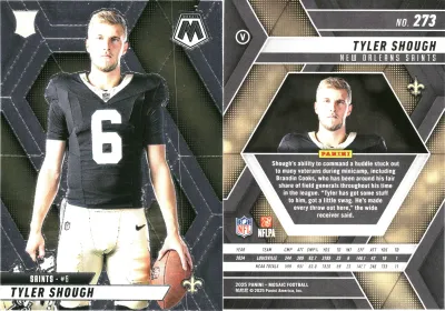 Tyler Shough 2025 Panini Mosaic