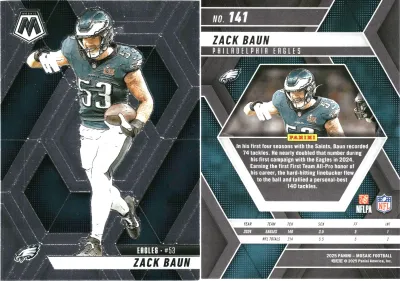 Zack Baun 2025 Panini Mosaic
